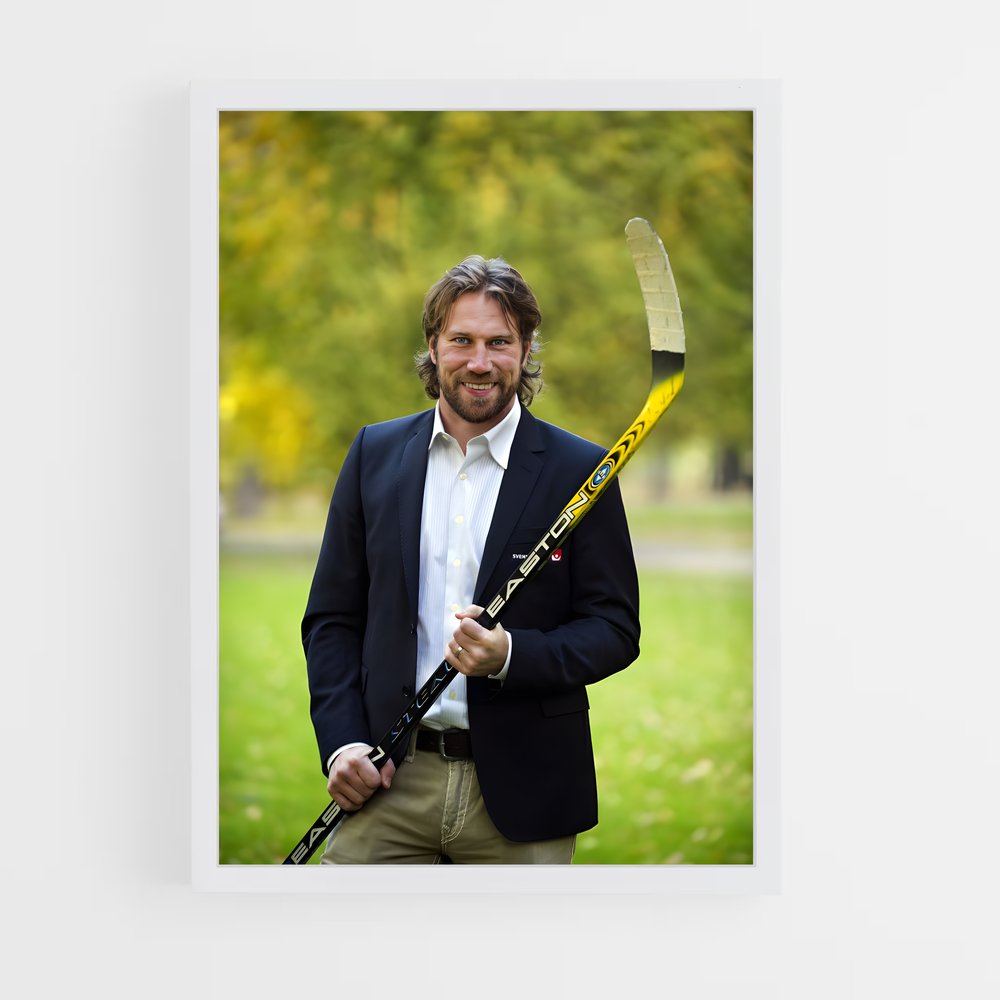 Poster Peter forsberg – affiche Hockey sur glace (vue 3)